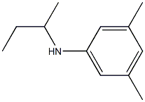 N-(butan-2-yl)-3,5-dimethylaniline Struktur