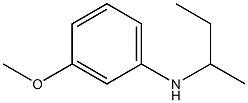 N-(butan-2-yl)-3-methoxyaniline Struktur