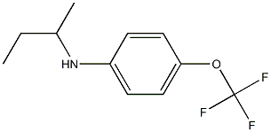 N-(butan-2-yl)-4-(trifluoromethoxy)aniline Struktur