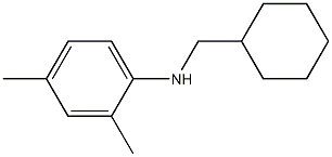 N-(cyclohexylmethyl)-2,4-dimethylaniline Struktur