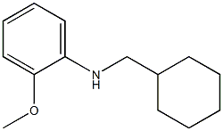 N-(cyclohexylmethyl)-2-methoxyaniline Struktur