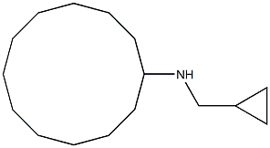 N-(cyclopropylmethyl)cyclododecanamine Struktur