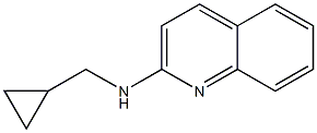 N-(cyclopropylmethyl)quinolin-2-amine Struktur