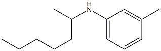 N-(heptan-2-yl)-3-methylaniline Struktur