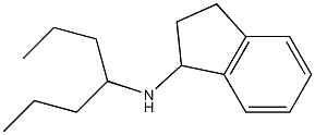 N-(heptan-4-yl)-2,3-dihydro-1H-inden-1-amine Struktur