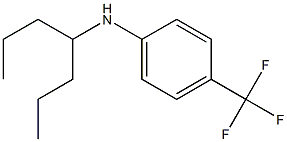 N-(heptan-4-yl)-4-(trifluoromethyl)aniline Struktur