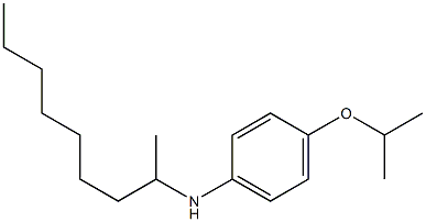 N-(nonan-2-yl)-4-(propan-2-yloxy)aniline Struktur