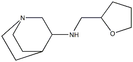 N-(oxolan-2-ylmethyl)-1-azabicyclo[2.2.2]octan-3-amine Struktur