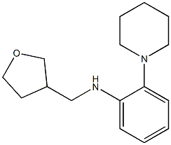 N-(oxolan-3-ylmethyl)-2-(piperidin-1-yl)aniline Struktur