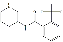 N-(piperidin-3-yl)-2-(trifluoromethyl)benzamide Struktur