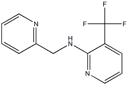 N-(pyridin-2-ylmethyl)-3-(trifluoromethyl)pyridin-2-amine Struktur