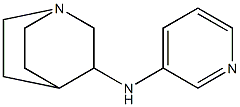 N-(pyridin-3-yl)-1-azabicyclo[2.2.2]octan-3-amine Struktur