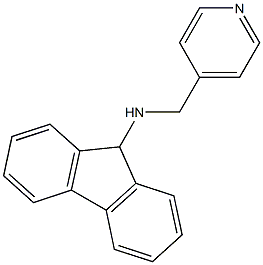 N-(pyridin-4-ylmethyl)-9H-fluoren-9-amine Struktur