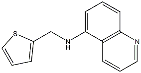 N-(thiophen-2-ylmethyl)quinolin-5-amine Struktur