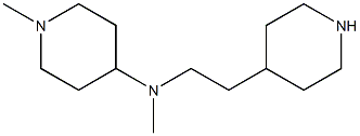 N,1-dimethyl-N-[2-(piperidin-4-yl)ethyl]piperidin-4-amine Struktur