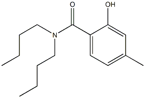 N,N-dibutyl-2-hydroxy-4-methylbenzamide Struktur