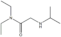 N,N-diethyl-2-(propan-2-ylamino)acetamide Struktur