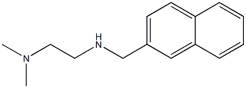 N,N-dimethyl-N'-(2-naphthylmethyl)ethane-1,2-diamine Struktur