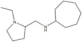 N-[(1-ethylpyrrolidin-2-yl)methyl]cycloheptanamine Struktur