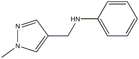 N-[(1-methyl-1H-pyrazol-4-yl)methyl]aniline Struktur