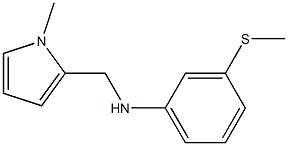 N-[(1-methyl-1H-pyrrol-2-yl)methyl]-3-(methylsulfanyl)aniline Struktur