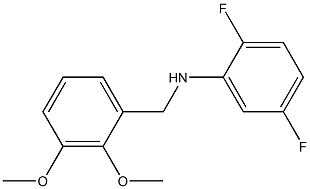 N-[(2,3-dimethoxyphenyl)methyl]-2,5-difluoroaniline Struktur