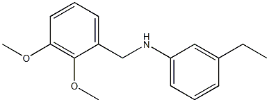 N-[(2,3-dimethoxyphenyl)methyl]-3-ethylaniline Struktur