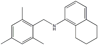 N-[(2,4,6-trimethylphenyl)methyl]-5,6,7,8-tetrahydronaphthalen-1-amine Struktur