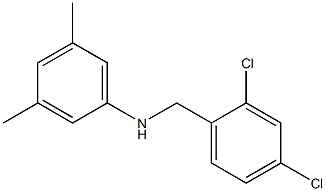 N-[(2,4-dichlorophenyl)methyl]-3,5-dimethylaniline Struktur