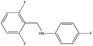 N-[(2,6-difluorophenyl)methyl]-4-fluoroaniline Struktur