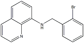 N-[(2-bromophenyl)methyl]quinolin-8-amine Struktur