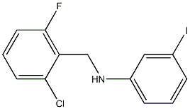 N-[(2-chloro-6-fluorophenyl)methyl]-3-iodoaniline Struktur