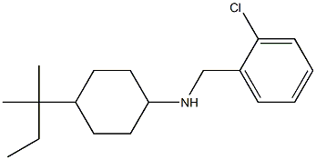 N-[(2-chlorophenyl)methyl]-4-(2-methylbutan-2-yl)cyclohexan-1-amine Struktur