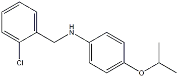 N-[(2-chlorophenyl)methyl]-4-(propan-2-yloxy)aniline Struktur