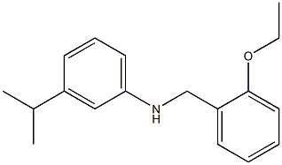 N-[(2-ethoxyphenyl)methyl]-3-(propan-2-yl)aniline Struktur