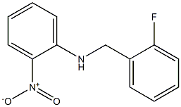 N-[(2-fluorophenyl)methyl]-2-nitroaniline Struktur