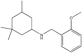 N-[(2-methoxyphenyl)methyl]-3,3,5-trimethylcyclohexan-1-amine Struktur