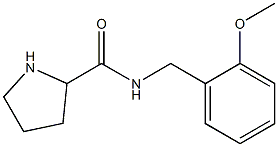 N-[(2-methoxyphenyl)methyl]pyrrolidine-2-carboxamide Struktur