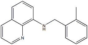 N-[(2-methylphenyl)methyl]quinolin-8-amine Struktur