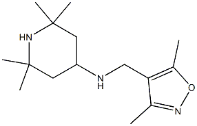 N-[(3,5-dimethyl-1,2-oxazol-4-yl)methyl]-2,2,6,6-tetramethylpiperidin-4-amine Struktur