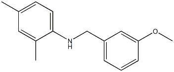 N-[(3-methoxyphenyl)methyl]-2,4-dimethylaniline Struktur