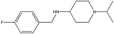 N-[(4-fluorophenyl)methyl]-1-(propan-2-yl)piperidin-4-amine Struktur