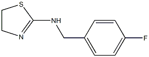 N-[(4-fluorophenyl)methyl]-4,5-dihydro-1,3-thiazol-2-amine Struktur