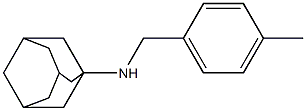 N-[(4-methylphenyl)methyl]adamantan-1-amine Struktur