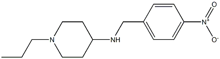 N-[(4-nitrophenyl)methyl]-1-propylpiperidin-4-amine Struktur