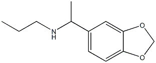 N-[1-(1,3-benzodioxol-5-yl)ethyl]-N-propylamine Struktur