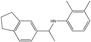 N-[1-(2,3-dihydro-1H-inden-5-yl)ethyl]-2,3-dimethylaniline Struktur