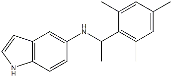 N-[1-(2,4,6-trimethylphenyl)ethyl]-1H-indol-5-amine Struktur