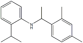 N-[1-(2,4-dimethylphenyl)ethyl]-2-(propan-2-yl)aniline Struktur