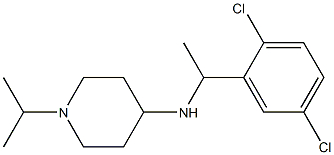 N-[1-(2,5-dichlorophenyl)ethyl]-1-(propan-2-yl)piperidin-4-amine Struktur